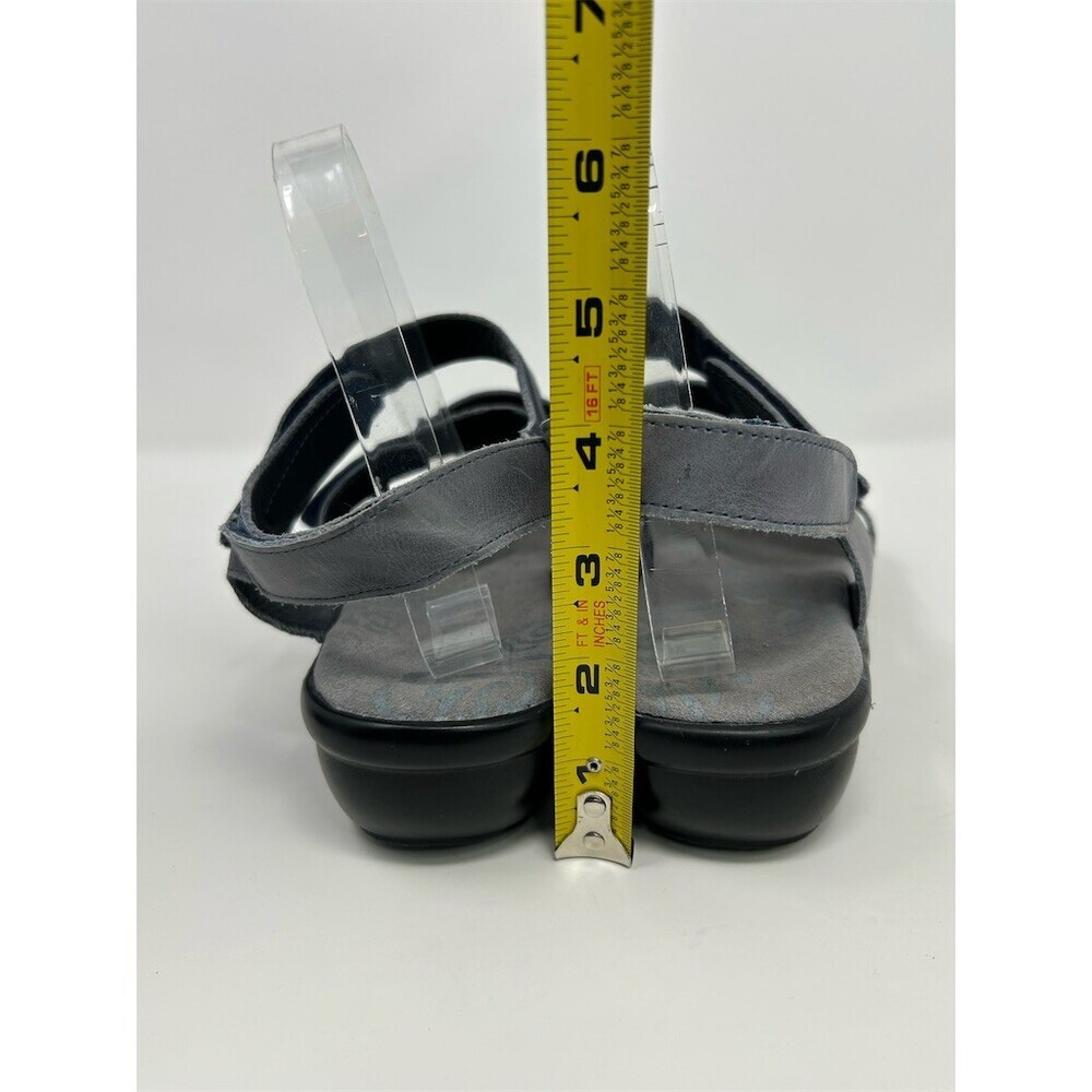Propét Aurora Strappy Slingback Comfort Sandals Gray Blue Size 10.5 XX(4E) - Picture 9 of 13